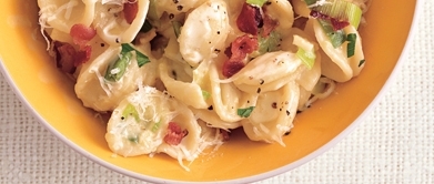 Orrechiette Carbonara fluff photo