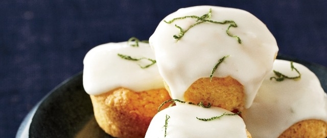 Almond, Elderflower, and Lime Mini Cakes fluff photo