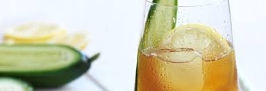 Pimm's Champagne Cocktail