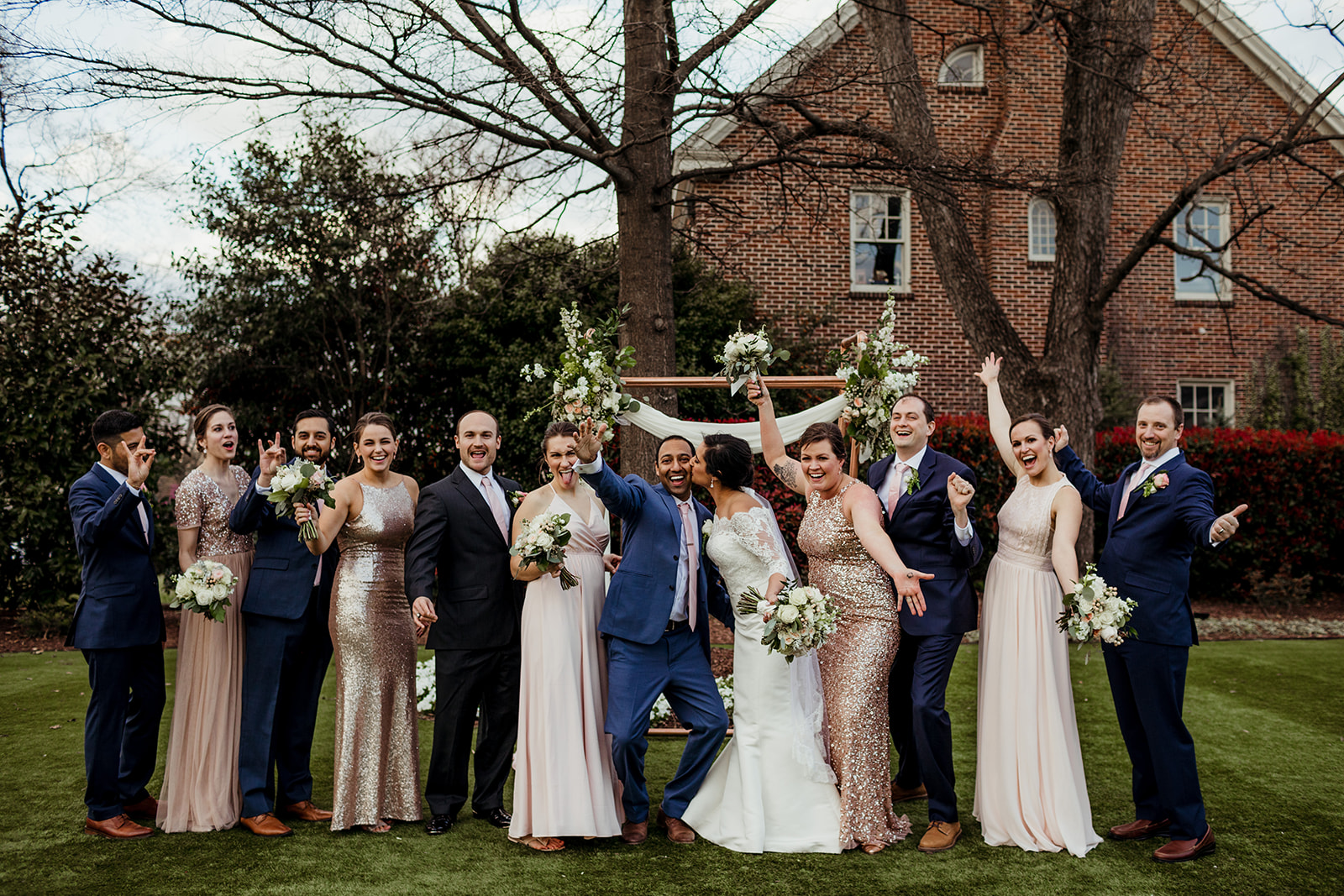 Arezu & Ankur Tie the Knot fluff photo