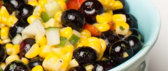 Corn & Blueberry Salad fluff photo